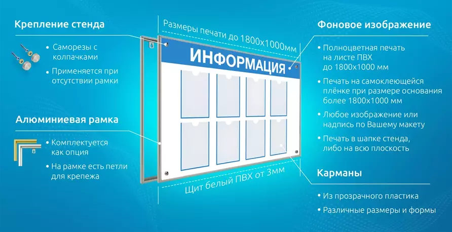 Изготовление информационного стенда