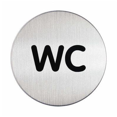Надпись WC